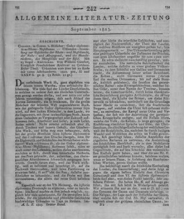 Günther, W. A.: Codex Diplomaticus Rheno-Mosellanus. Urkunden-Sammlung zur Geschichte der Rhein- und Mosellande, der Nahe- und Ahrgegend und des Hundsrückens, des Meinfeldes und der Eifel. T. 1. Urkunden vom 8ten bis zu Ende des 12ten Jahrhunderts.  Hölscher 1822