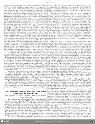Geschichtliche Notizen über die Uhrmacherkunst und Astronomie etc. (Schluss aus Nr. 33)