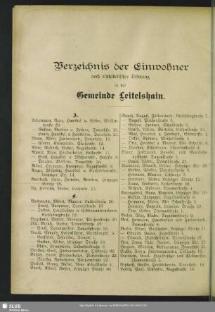 Gemeinde Leitelshain