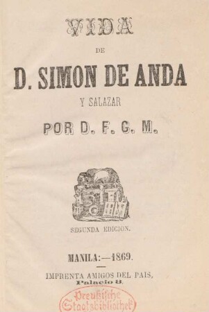 Vida de D. Simon de Andá y Salazar : por D. F. G. M.