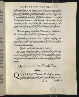 [IV.] De Orationibus Professorum.