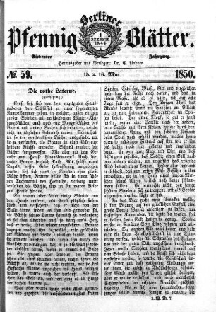 No. 59, 15. u. 16. Mai
