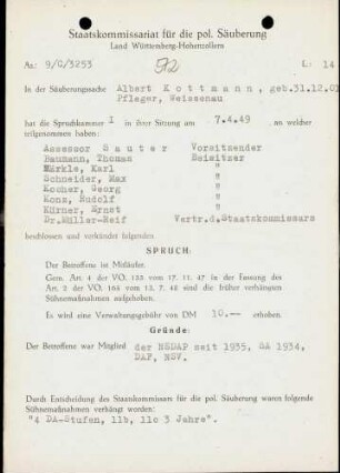 Kottmann, Albert