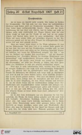 Heft 21 (1. Augustheft 1907)