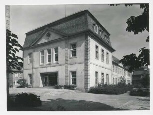 Rathaus II, westlicher Eingang. Detmold, Rosental