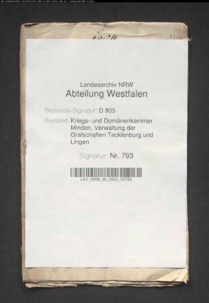 Anlegung einer Neubauerei von Obins zu Brochterbeck