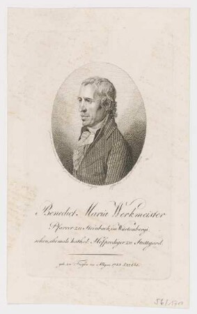 Bildnis des Benedict Maria Werkmeister