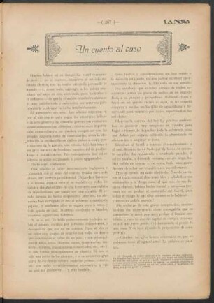 Un cuento al caso