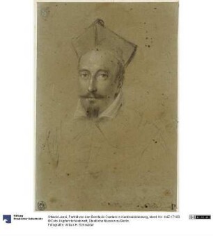 Porträt von don Bonifacio Caetani in Kardinalskleidung