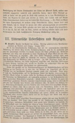 97-100 Litterarische Uebersichten und Anzeigen