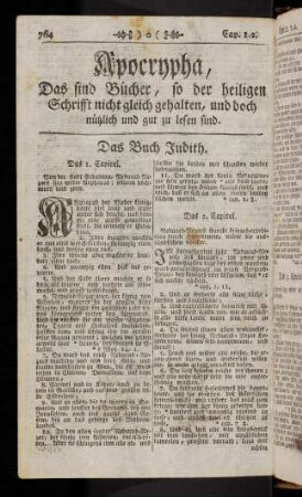 764-902, Buecher so man Apocrypha nennet