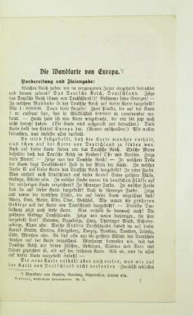 Die Wandkarte von Europa