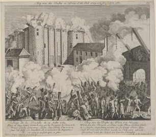 Sieg von der Bastei in Paris d. 14. Juli 1789. von der fordern seite.