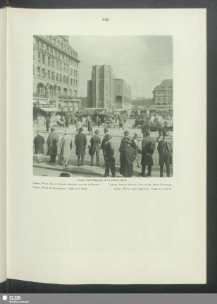Essen, Bahnhofsplatz, Blick auf die Börse