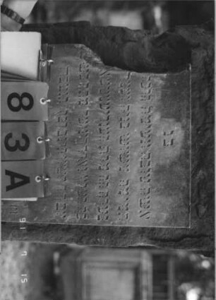 Grabstein 83 [Hahn S. 159]: Grabstein 83A [Hahn S. 159]