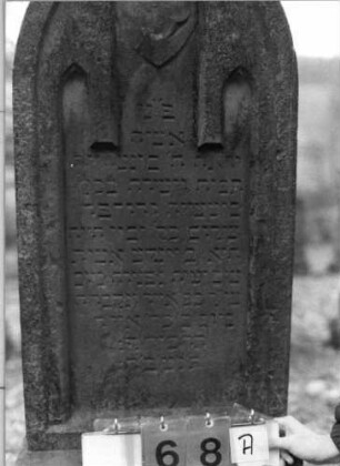 Grabstein 68A (Nachholaufnahme)