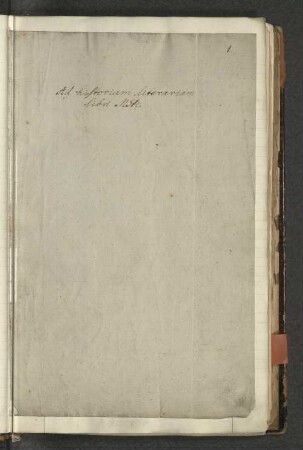 Ad historiam literariam libri MSti.