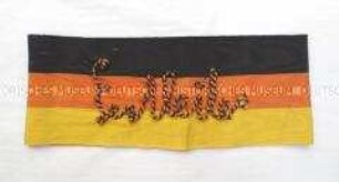 Armbinde des Reichsbanners Schwarz-Rot-Gold