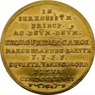 Medaille, Dukat, 1727