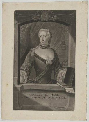 Bildnis der Aemilia de Breteuil Du Chatellet
