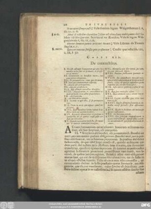 Caput XII. De contractibus.