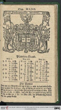 1744. Majus