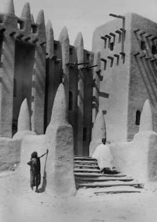 Djenne. Entrée de la mosquée