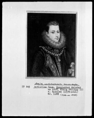 Bildnis König Philipp III. von Spanien (1578-1621)