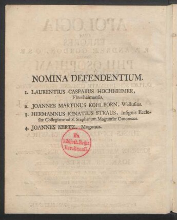 Nomina Defendentium