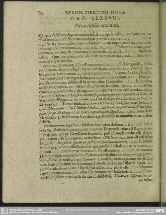 Cap. CLXXVIII. Poena delicti attentati