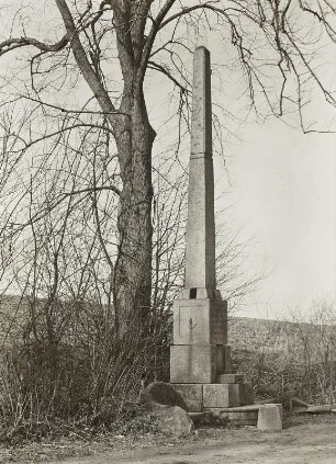Burg Schlitz, Wegsäule : Burg Schlitz, Wegsäule an der Auffahrt zum Schloss