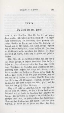 647-658 Die Jahre des heil. Petrus