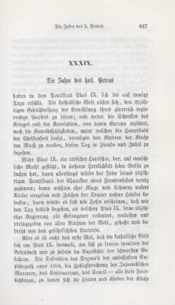 647-658 Die Jahre des heil. Petrus