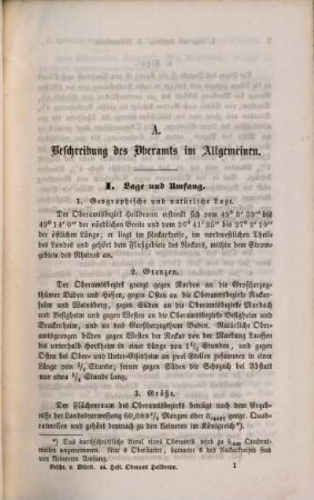 Beschreibung des Oberamts Heilbronn