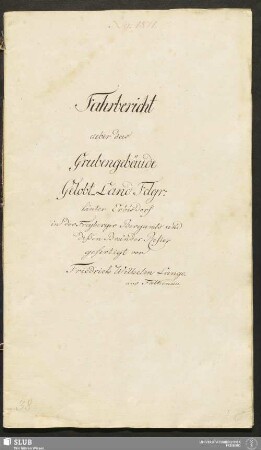 Fahrbericht ueber das Grubengebäude Gelobt-Land Fdgr: hinter Erbisdorf in der Freyberger Bergamts und deßen Bränder Refier - 18.6532 4.