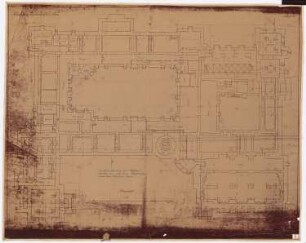 Königliches Residenzschloss Posen, Posen: Grundriss KG 1:100