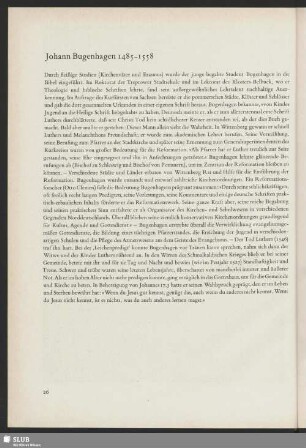 Johann Bugenhagen 1485-1558