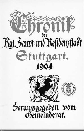 1904: Stadtchronik Stuttgart, 1904