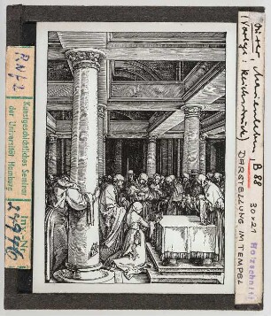Albrecht Dürer: Marienleben, Darstellung im Tempel