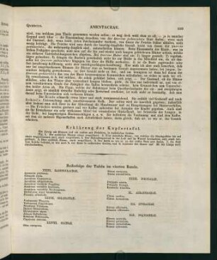 109-110, Reihenfolge der Tafeln im vierten Bande