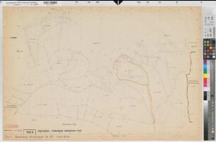 Siedlinghausen (Winterberg), Flurbereinigung Siedlinghausen, Bl. 24 Zuteilungskarte Brunskappel Flur 1