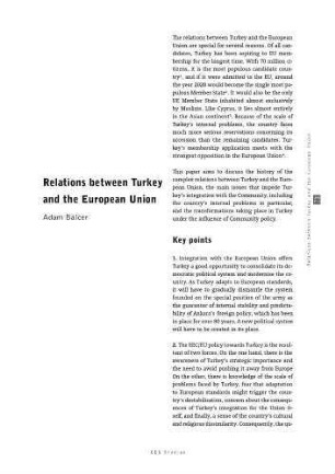 Relations between Turkey and the European Union