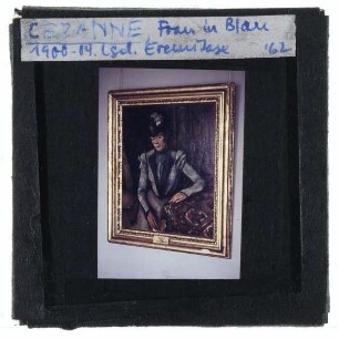 Cézanne, Porträt einer Dame in Blau