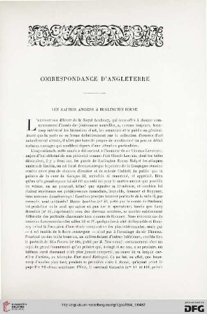 3. Pér. 31.1904: Les maîtres anciens à Burlington House : correspondance d'Angleterre
