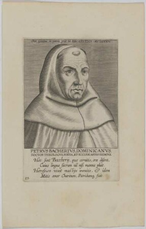 Bildnis des Petrvs Bacherivs