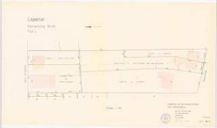 Garten Therstappen, Brühl Neugestaltung: Lageplan 1:250