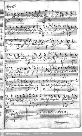 Recit[ativo]: Obschon mein Gott