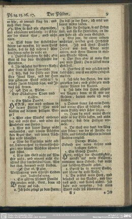 Der 17. Psalm