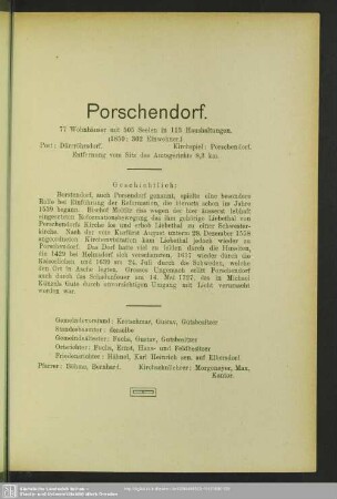 Porschendorf