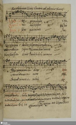 Gesius, Bartholomäus: Vexilla regis prodeunt